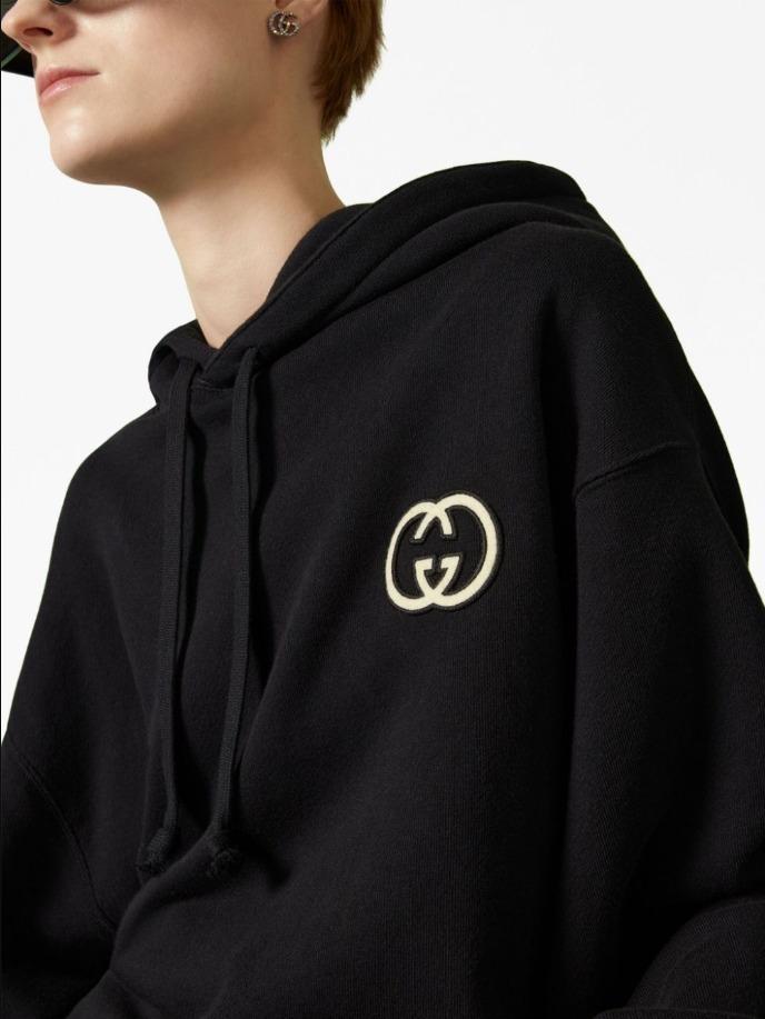 グッチ GUCCI コットンジャージー フーデッド スウェットシャツ 753595 XJFV9 1043