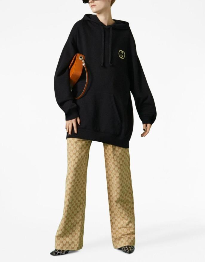 グッチ GUCCI コットンジャージー フーデッド スウェットシャツ 753595 XJFV9 1043