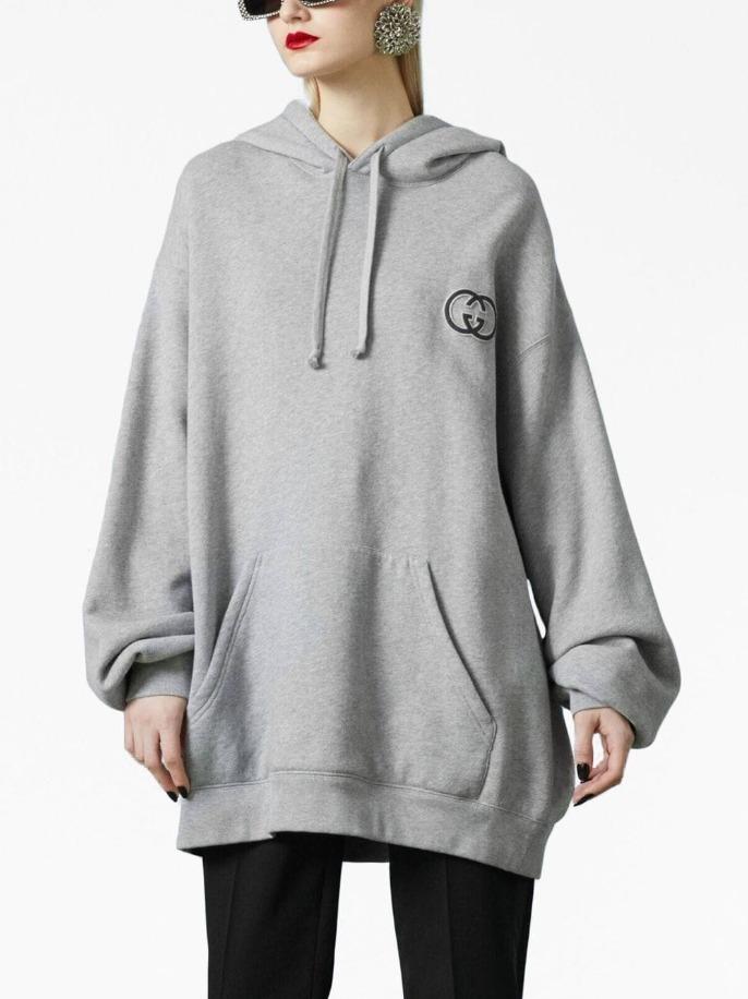 グッチ GUCCI コットンジャージー フーデッド スウェットシャツ 753595XJFWA1037