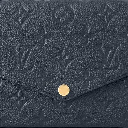 ルイヴィトン ショルダーバッグ フェリシー・ポシェット ネイビー モノグラム アンプラント M83589