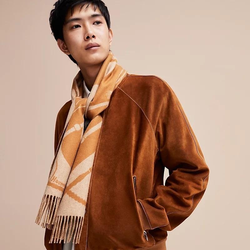 エルメス激安 HERMES クリック・クラック カシミヤ マフラー H394071T 03