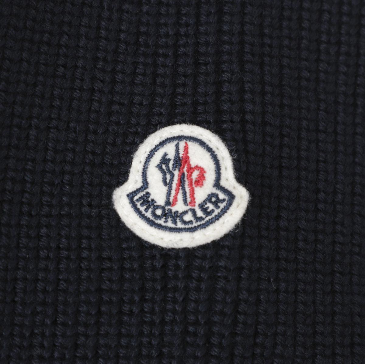 .モンクレール MONCLER ダウン切り替え ジップアップ カーディガン ブルー 9b00001 m1131 742