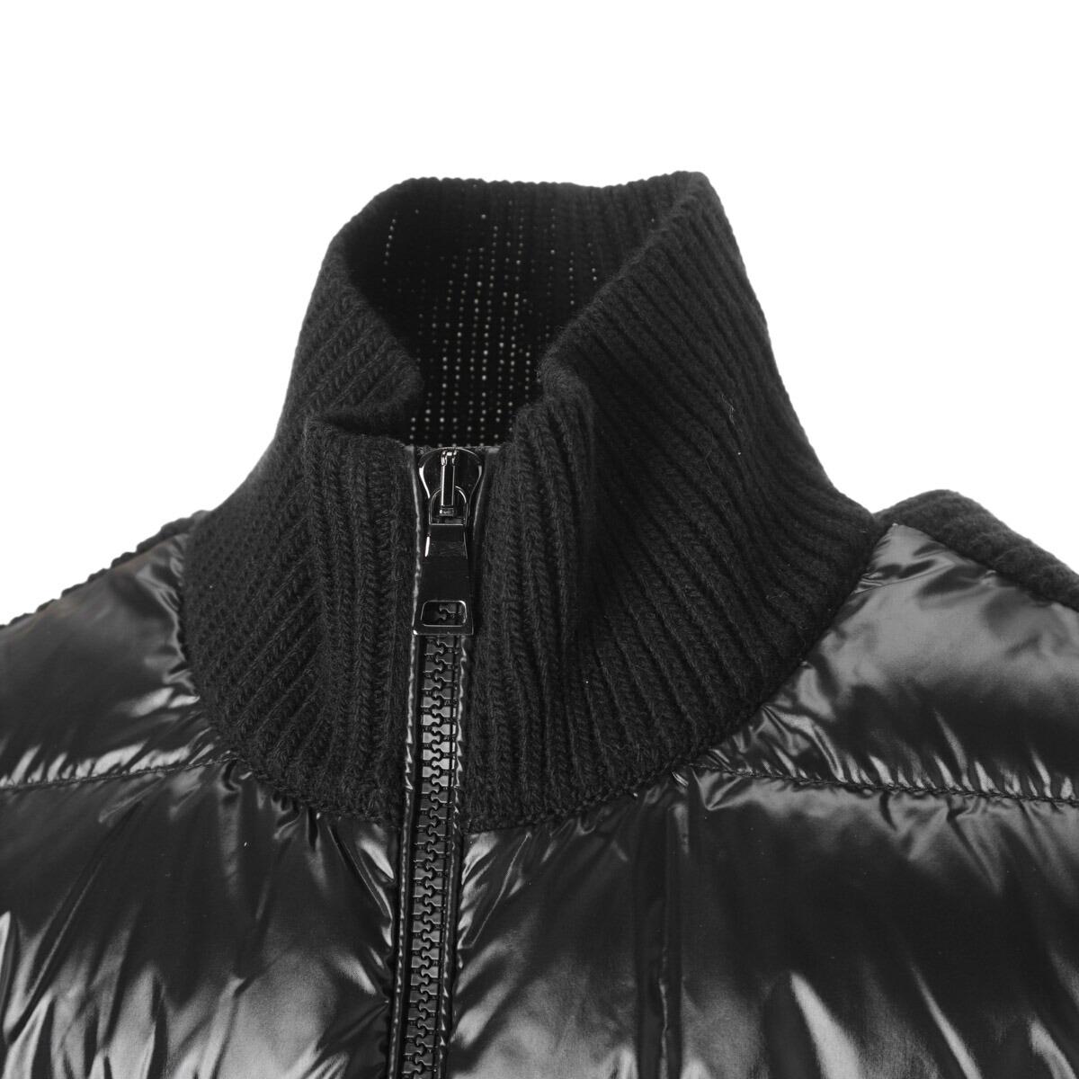 モンクレール MONCLER ダウン切り替え ジップアップ カーディガン ブラック 9b00015 m1241 999