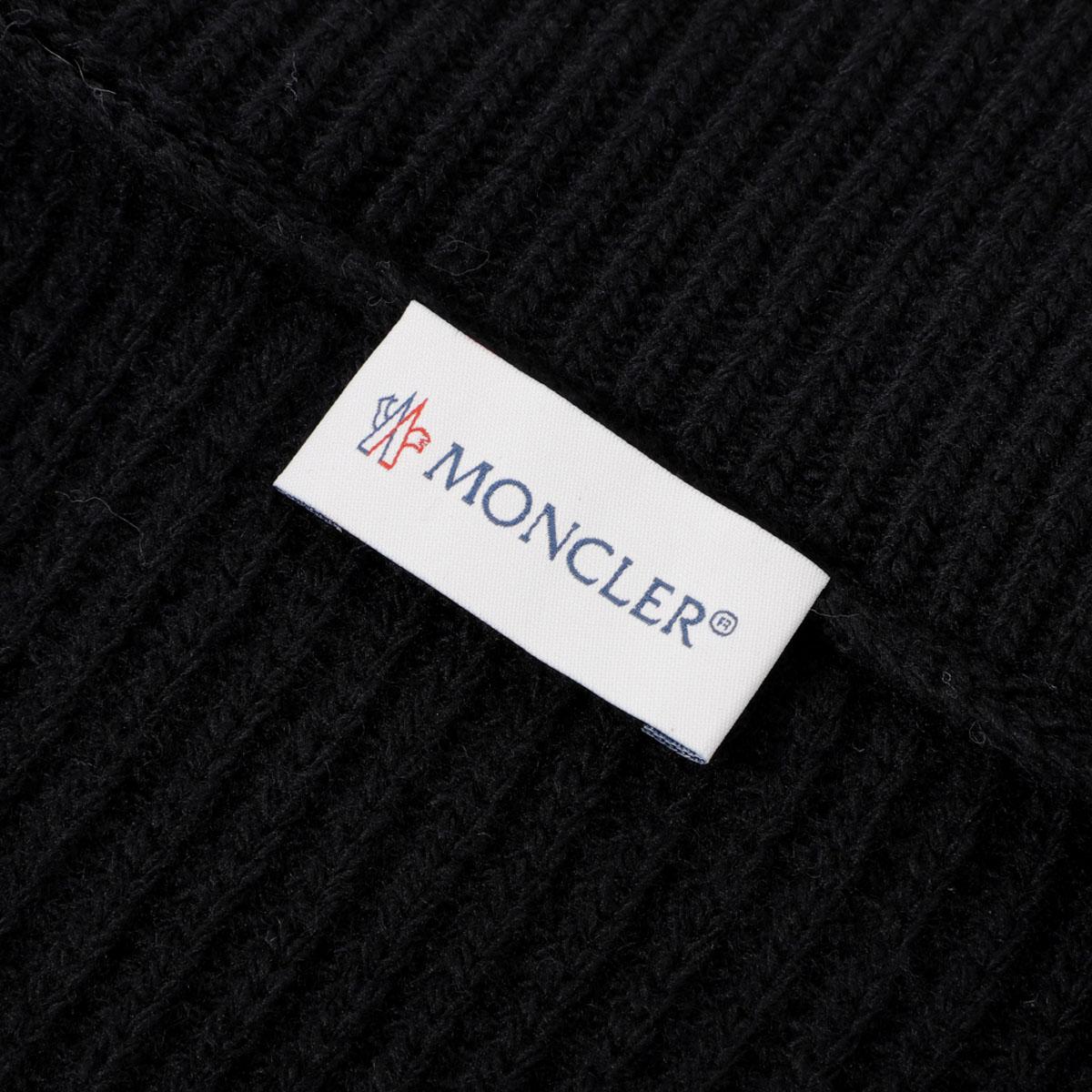 モンクレール MONCLER ダウン切り替え ジップアップ カーディガン ブラック 9b00015 m1241 999