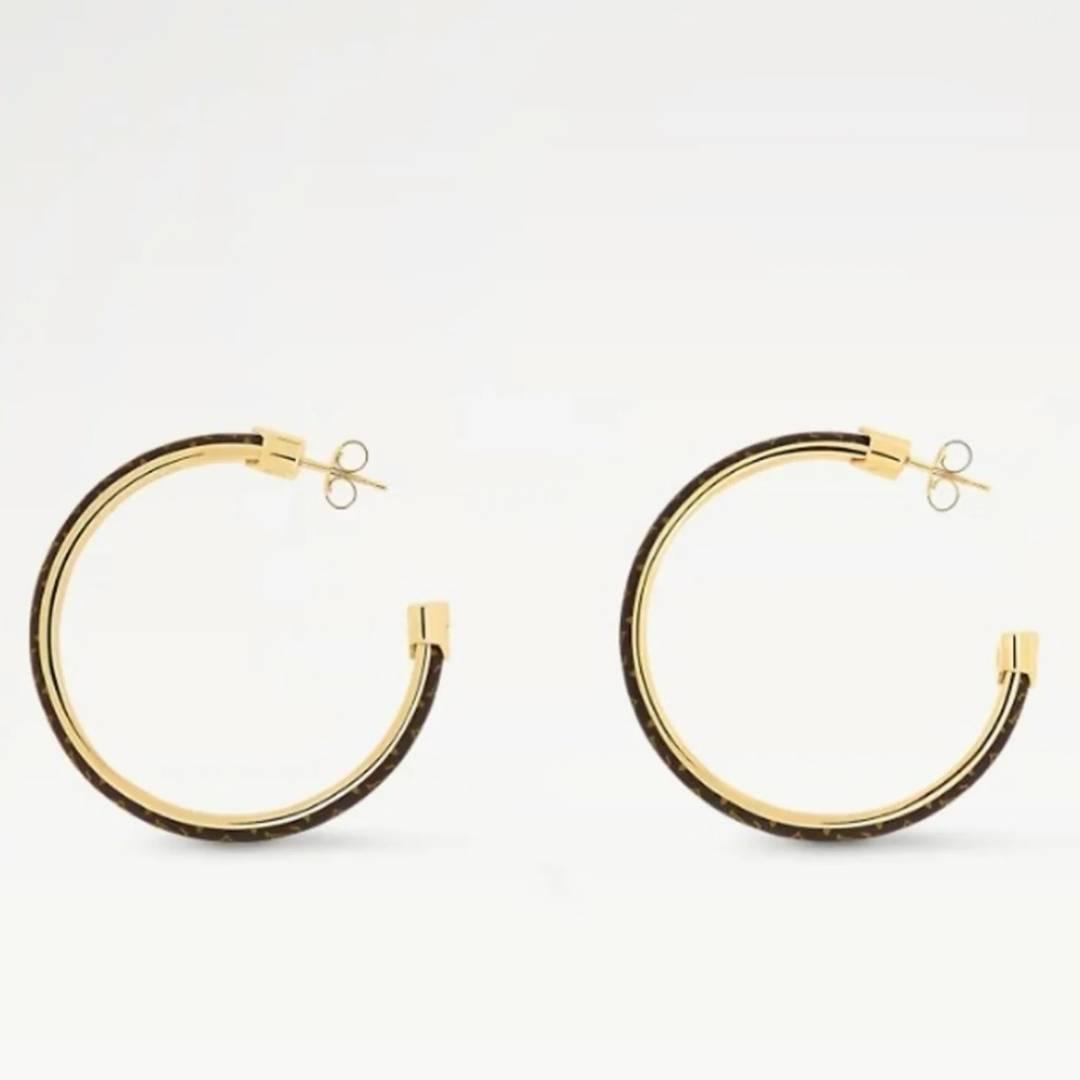 Louis Vuitton モノグラムフープピアス M01627