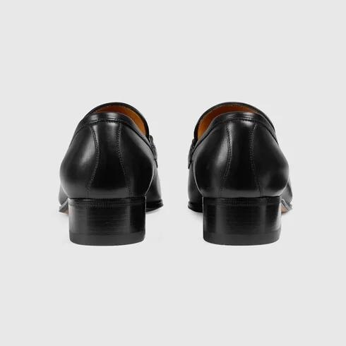 グッチ GUCCI ウェブ＆インターロッキングG タッセルローファー ブラック 624316 1W610 1066