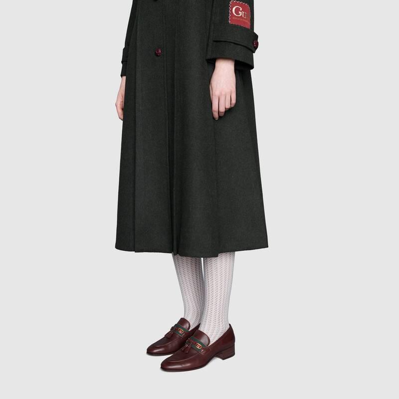 グッチ激安 GUCCI ウェブ＆インターロッキングG タッセルローファー ボルドー 624316 1W610 2066