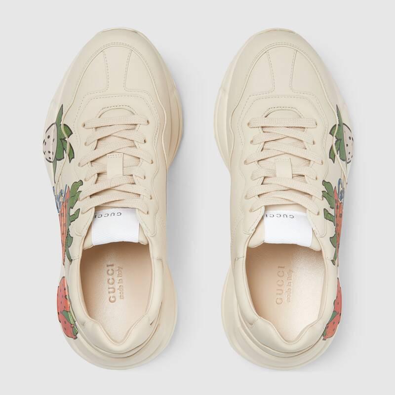 グッチ GUCCI スニーカー レザー ストロベリー 576963 DRW00 9522