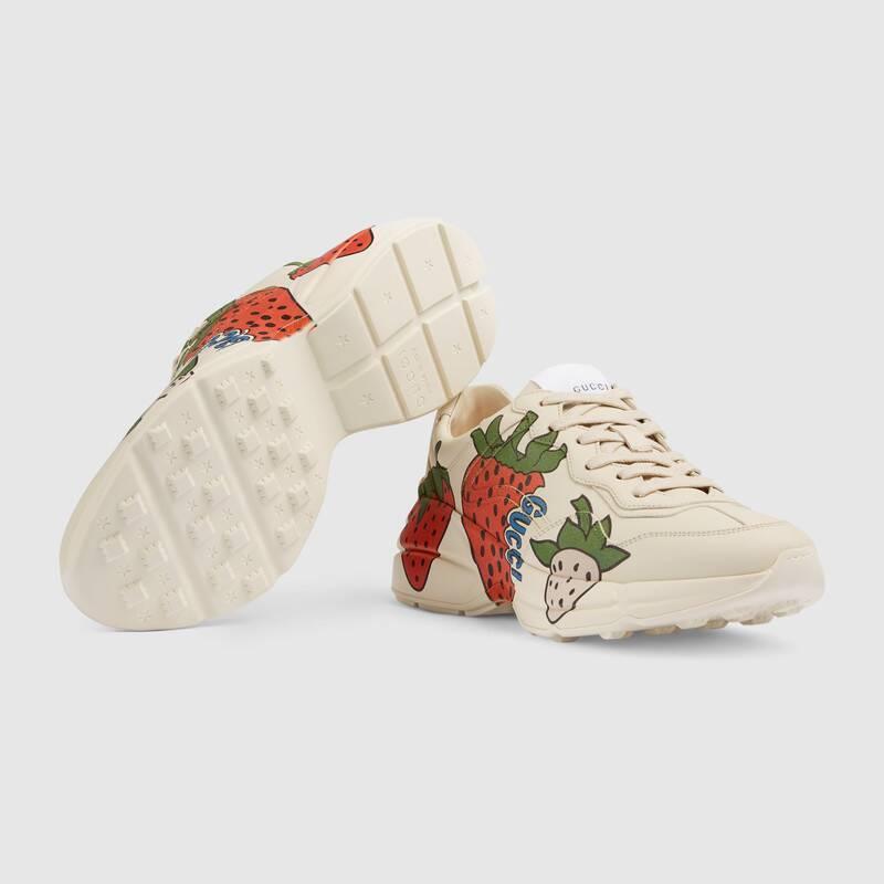 グッチ GUCCI スニーカー レザー ストロベリー 576963 DRW00 9522