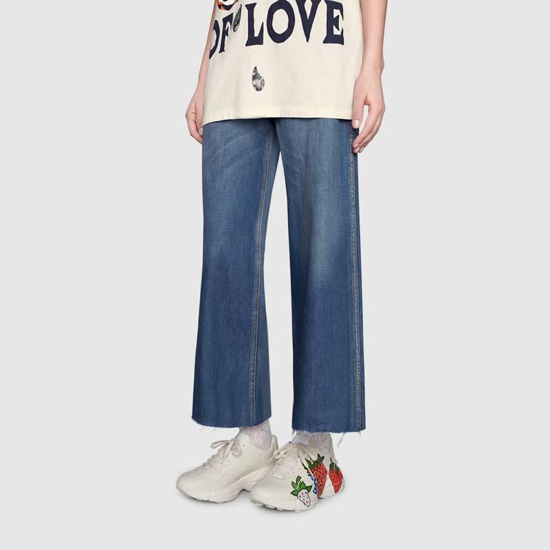 グッチ GUCCI スニーカー レザー ストロベリー 576963 DRW00 9522