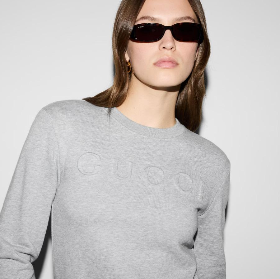 グッチ GUCCI レディース コットンジャージースウェットシャツ 785636 XJGLG 1160