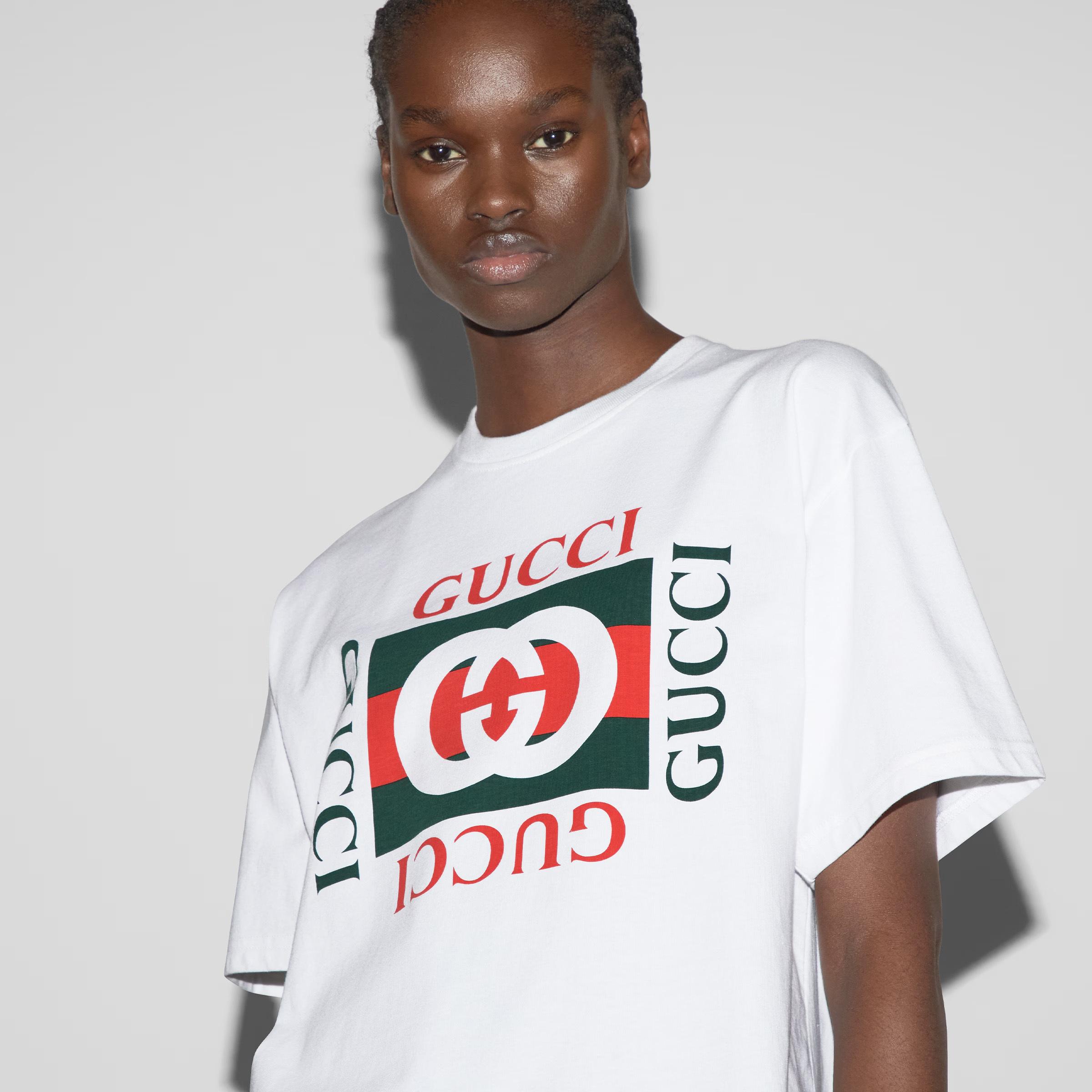 グッチ激安 インターロッキングG プリント コットン Tシャツ 788980 ZAQXT 4146