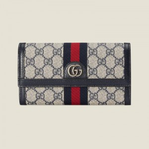 グッチスーパーコピー オフィディア GGモチーフ長財布 コンチネンタル 二つ折り長財布  523153 96IWN 4076