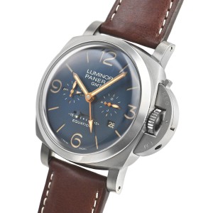 パネライ ルミノール イクエーションオブタイム 8デイズ GMT チタニオ 自動巻き メンズ PAM00670