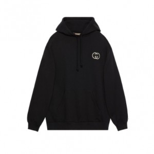 グッチ GUCCI コットンジャージー フーデッド スウェットシャツ 753595 XJFV9 1043