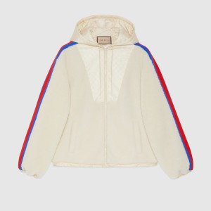 グッチ GUCCI ウェブ ストライプ フリース ジップジャケット 773028 XJF7R 9280