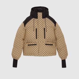 グッチ GGキャンバス ボンバージャケット ロゴ 761698 ZAPIF 2190