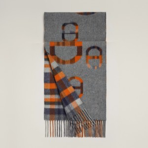 エルメス HERMES カシミアマフラー タータン・マイヨン H394068T 04