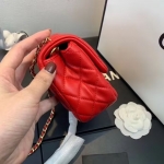 シャネル ミニ フラップ ラムスキン ショルダーバッグ  AS1786 B02916 96025