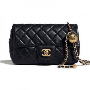 シャネル CHANEL マトラッセ ショルダーバッグ CCロゴ ブラック AS1787 B02916 94305