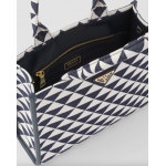 プラダ PRADA シンボル ジャカード スモールハンドバッグ 1BA354_2FKL_F02Z7_V_OOO