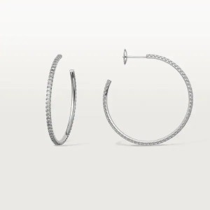 カルティエ エタンセル ドゥ イヤリング LM ホワイトゴールド ダイヤモンド N8515086