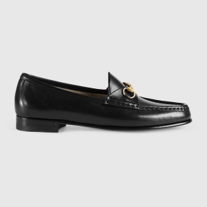 GUCCI 1953 ホースビット装飾 レディース エレガント ローファー 309701BLM001000