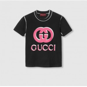 GUCCI インターロッキングG コットンジャージー Tシャツ 787299 XJGS8 1082