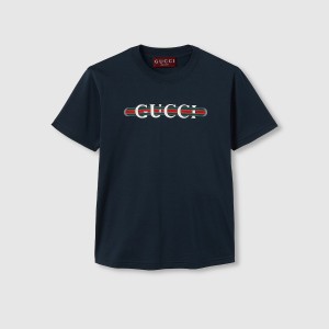 グッチ ロゴディテール ラウンドネック Tシャツ ホワイト 787299 XJGNW 4735