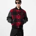 Louis Vuitton オシャレコーデ ブルゾン ダミエ レッド 1AFXGL
