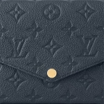 ルイヴィトン ショルダーバッグ フェリシー・ポシェット ネイビー モノグラム アンプラント M83589