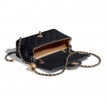 シャネル CHANEL マトラッセ ショルダーバッグ CCロゴ ブラック AS1787 B02916 94305