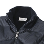 .モンクレール MONCLER ダウン切り替え ジップアップ カーディガン ブルー 9b00001 m1131 742