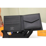ルイヴィトン ダミエコバルト ポルトフォイユ・マルコNM 小銭入れ付 二つ折財布 N63351