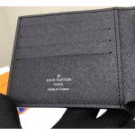 ルイヴィトン ダミエコバルト ポルトフォイユ・マルコNM 小銭入れ付 二つ折財布 N63351