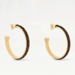 Louis Vuitton モノグラムフープピアス M01627