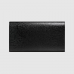 グッチ財布 フラップ長財布 プチマーモント レディース メンズ ブラック 456116 CAO0G 1000