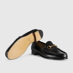 GUCCI 1953 ホースビット装飾 レディース エレガント ローファー 309701BLM001000