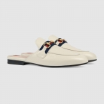 グッチ GUCCI Princetown*ウェブ＆ホースビット付き レザースリッパ 629084 CQXM0 9065