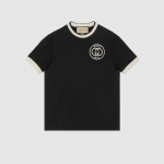 グッチ エンブロイダリー コットンジャージー Tシャツ 756596 XJFV8