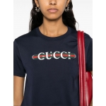 グッチ ロゴディテール ラウンドネック Tシャツ ホワイト 787299 XJGNW 4735