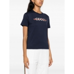 グッチ ロゴディテール ラウンドネック Tシャツ ホワイト 787299 XJGNW 4735