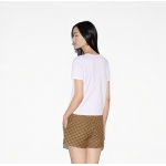 グッチ プリント コットンジャージー Tシャツ、ホワイト 787299 XJGNV 9875