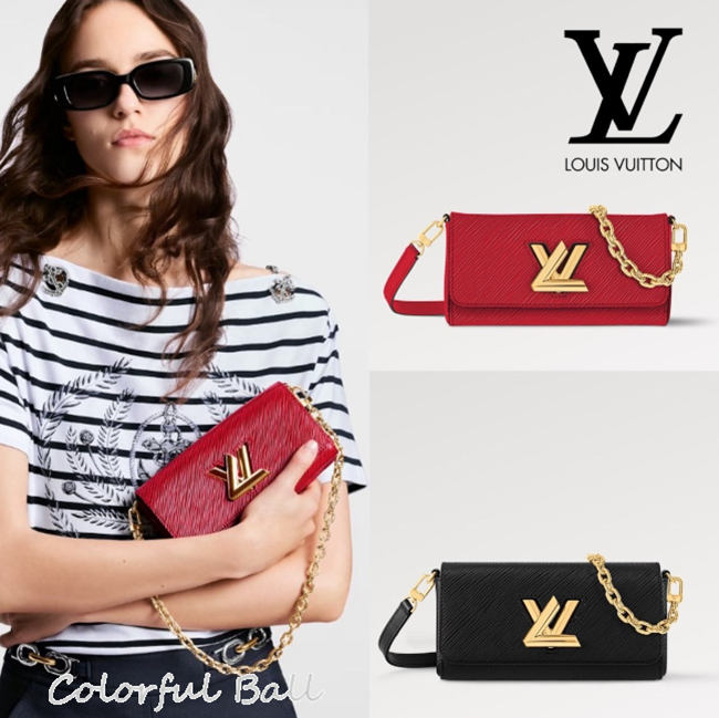 Louis Vuitton ポシェットツイストウェスト ショルダーバッグ  M83077 M83593