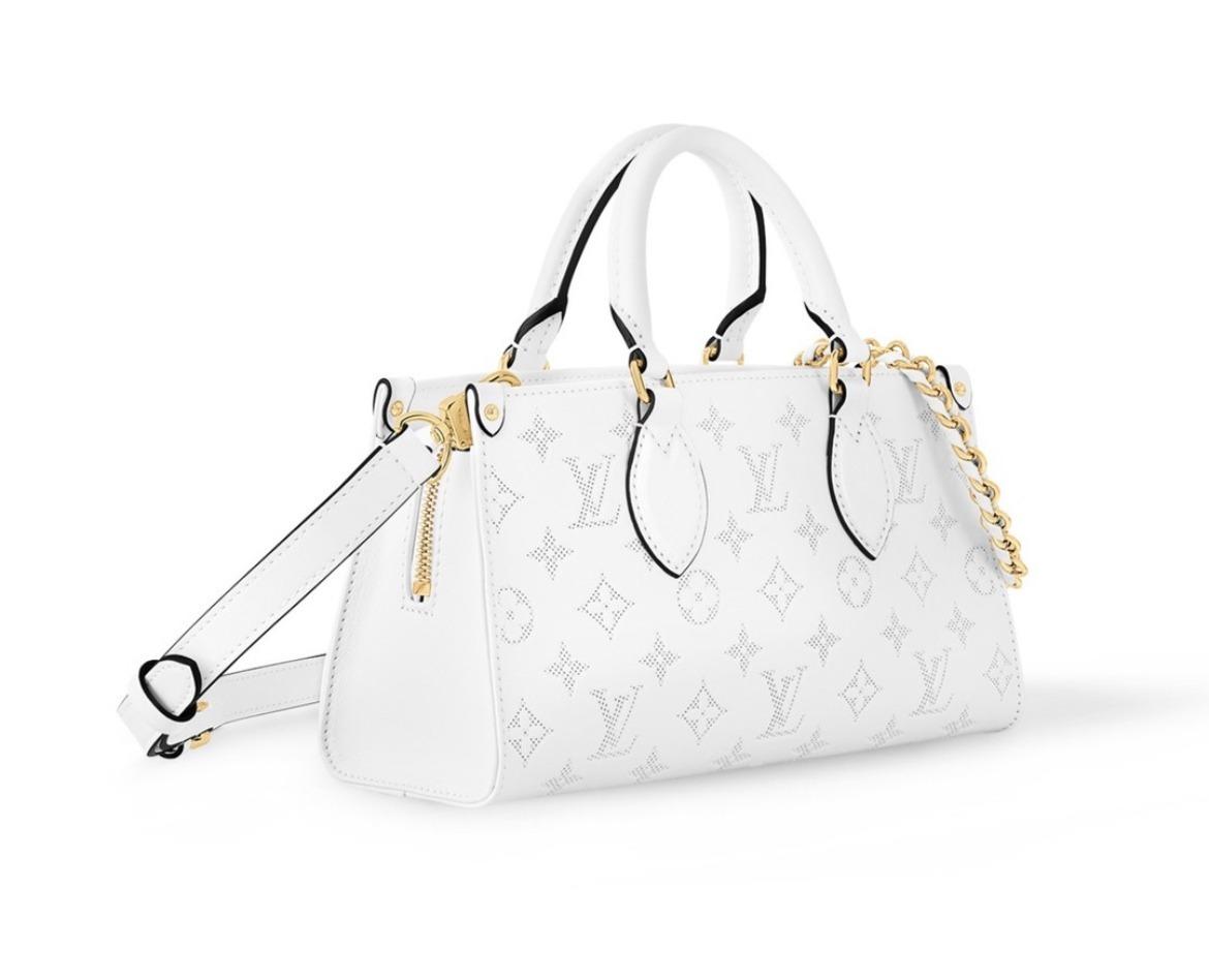 LOUIS VUITTON カーフレザー オンザゴー EW ハンドバッグ M11274 M11273