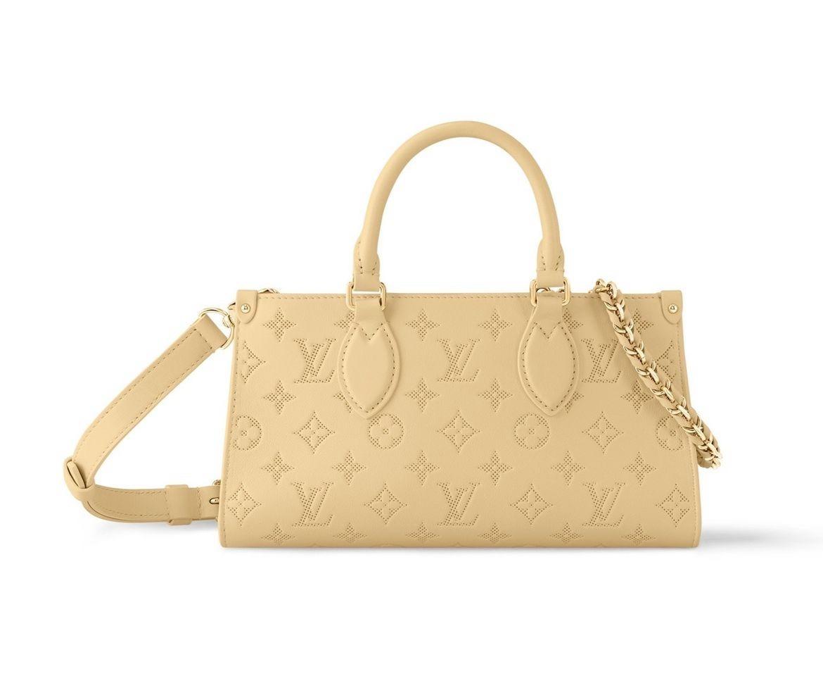 LOUIS VUITTON カーフレザー オンザゴー EW ハンドバッグ M11274 M11273