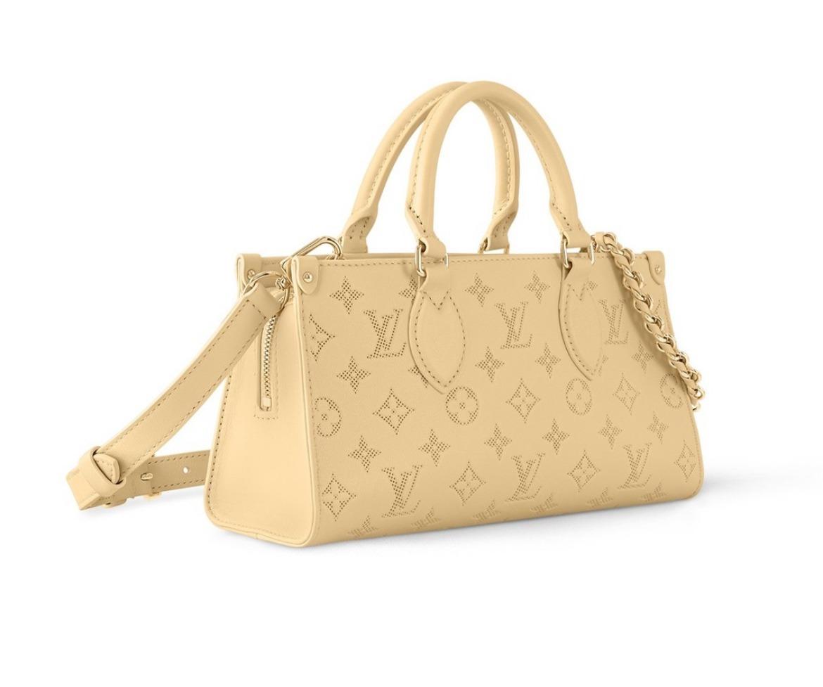 LOUIS VUITTON カーフレザー オンザゴー EW ハンドバッグ M11274 M11273
