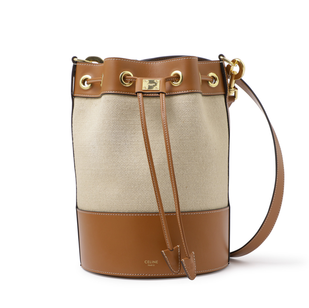 セリーヌ SMALL DRAWSTRING CABAS MARIN ショルダーバッグ ベージュ 11308 2ezr 02nt