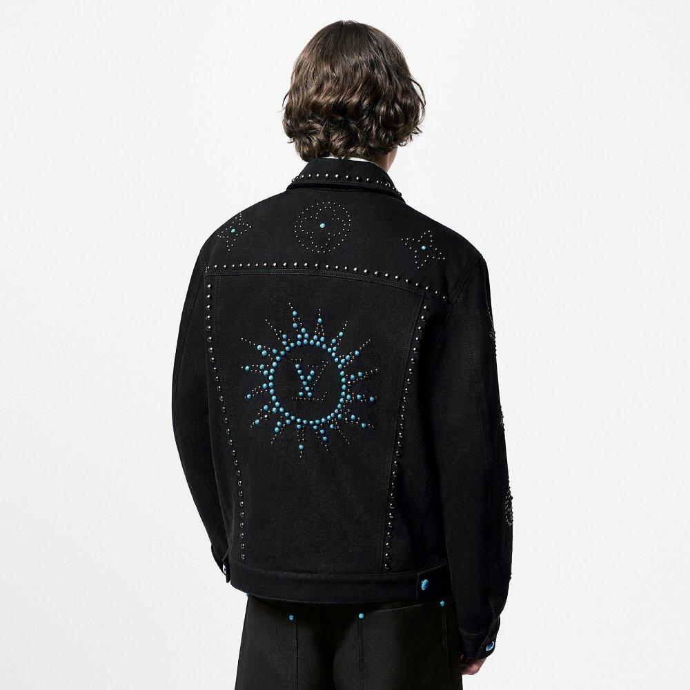 LOUIS VUITTON エンブロイダードデニムジャケット 1AFWX4
