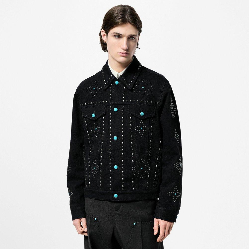 LOUIS VUITTON エンブロイダードデニムジャケット 1AFWX4